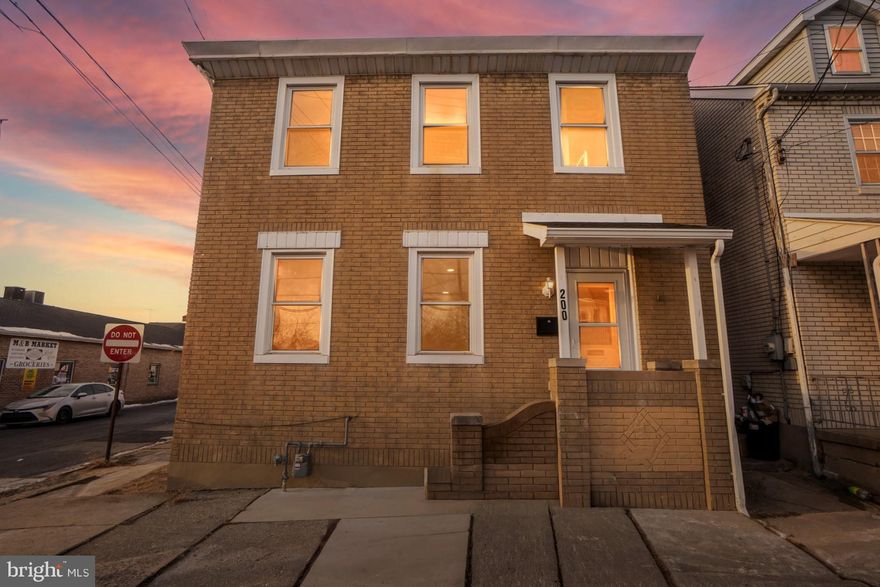 This beautifully updated 3-bedroom, 2.5-bath home offers the perfect blend of modern upgrades and comfortable living spaces. Step inside to discover stunning brand new hardwood flooring that flows throughout the entire first floor, creating an elegant and cohesive feel. The heart of the home is the brand new kitchen, featuring gorgeous granite countertops, stainless steel appliances, and a gas stove that any home chef will love. The convenience of first-floor laundry makes daily tasks a breeze, while a brand new updated tiled full bathroom on the main level adds exceptional functionality. Newer windows throughout provide energy efficiency and abundant natural light. Upstairs, you'll find three inviting bedrooms with fresh wall-to-wall carpeting, plus a brand new updated tiled full bathroom that completes the second floor. Stay comfortable year-round with efficient gas heat, brand new central air, and a heat pump backup system. The outdoor living is just as impressive, with a large enclosed porch perfect for relaxing or entertaining in any season. The oversized detached garage with 2-3 additional parking spots provides ample storage and workspace, while the fenced-in backyard is ideal for families, pets, or gardeners. Conveniently located near local highways, shopping, and restaurants, this move-in ready home combines contemporary updates with practical features and an unbeatable location. Don't miss this opportunity to own a home where all the hard work has been done for you!