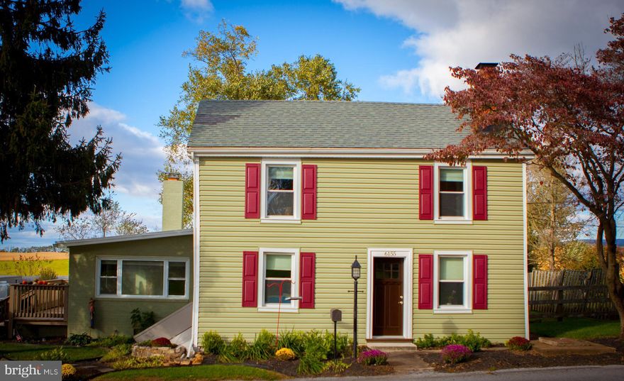 This gem is new to the market in sought-after Boonsboro, MD.   All new siding, roof, gutters, shutters, updated vinyl windows, new exterior doors, new a/c, new high efficiency heating system, updated kitchen with stainless appliances, all freshly painted inside and out.  Enjoy the beautiful views, sunsets and the night sky from the deck with built-in stone fireplace.  Schedule a showing today of this 4 bedroom, 2 full bath updated farmhouse on over an acre!
