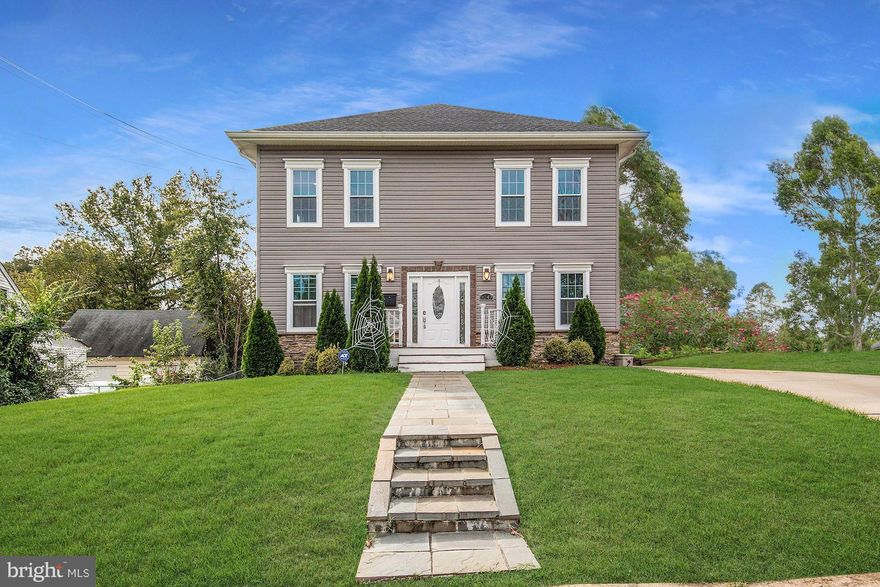 New Listing! Super opportunity for a 2 story detached colonial home in the popular West Lawn neighborhood in close-in Falls Church, VA.  Expanded and all new in 2014 this 4 bedroom and 3.5 bath residence offers appx 2470 above ground sf.  Open floorplan with combination fam.  room kitchen and breakfast room opens to deck with pergola and fenced rear garden. 4 sizeable bedrooms and 3 full baths upstairs.  Hardwood floors throughout, gorgeous kitchen, off street parking for 2-3 cars.