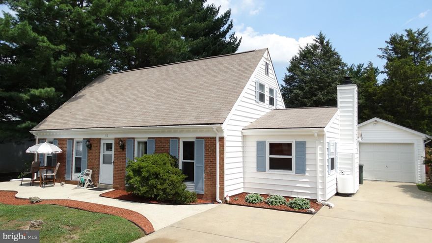 Very cute, extremely rare, brick front Cape Cod with fantastic curb appeal has been remodeled (2019) and provides more living space than expected. The traditional floorpan with 1,680 Sq.Ft  was expanded to include the 21x10 family room addition making this home 1,890 Finished Sq.Ft. 2019 Updates include: All flooring & carpet, paint, entire Kitchen/Baths (2), Washer/Dryer (3 year warranty), Landscaping & pool pump motor. Also recently updated: HVAC (2018) & hot water heater. In the Oasis that awaits in your backyard you will enjoy the 17,000 gallon pool thats  super easy to maintain , a fully fenced rear yard with pool shower, TIKI bar with ceiling fan installed, Composite recycled deck material, small veggie garden and a 1 car detached garage with oversized workshop. The family room fireplace has a propane gas log insert.  Kitchen shows off premium granite and stainless steel appliances suite. Two main level bedrooms and two upper level bedrooms with a full bath on each level too. Upper level laundry. The oversize garage has room for a nice sized workshop area and the driveway can park several cars (8). Tons of space for entertaining too, including the front patio. This property will not last long. *Open House 09/01/19 from 1-4pm.