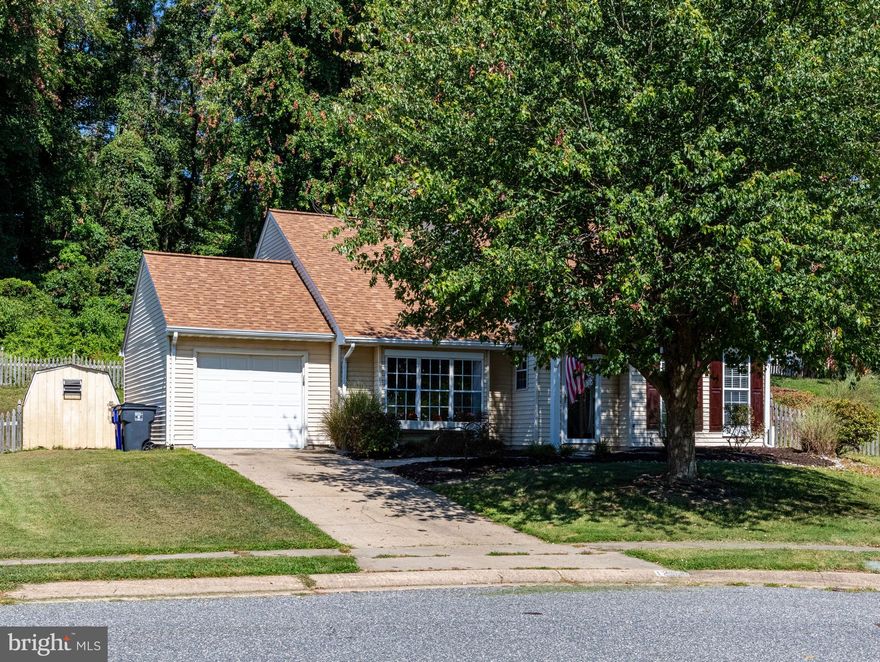 Welcome Home to 1258 Courtney Lane.  This beautiful contemporary single family 3 level Colonial is located on a quiet court in Belcamp! Featuring an open floor plan! The Living Room boasts cathedral ceiling to a second floor walkway overlook, allowing for a ton of natural light, and a stunning front box bay window.  Display family photos on the beautiful built in shelving! Hardwood floors are located in the  foyer, Dining Room & Kitchen! Enjoy morning coffee in the private side and rear yards with access conveniently located from the Kitchen sliders.  The sunken Family Room is located a few steps off the kitchen, featuring a fireplace and sliders to the private rear yard! The Primary bedroom features an entrance to a divided bath w/2 sky lites and a slider to a private deck overlooking the wooded rear yard!  This gem in Belcamp is priced to sell and ready for your family to make memories.