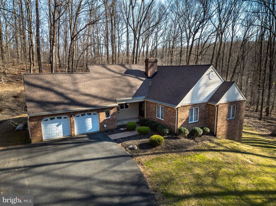 SELLER IS ASKING FOR BEST AND FINAL OFFERS BY 7:00 PM TODAY, MARCH 16TH. 
PROFESSIONAL PHOTOS WILL BE UPLOADED  ON FRIDAY.  WELCOME TO YOUR OWN SLICE OF HEAVEN!  THIS LOVINGLY CARED FOR  RANCHER BY ORIGINAL OWNERS SITS ON 2.67 ACRES .  INSIDE YOU WILL FIND NEW FLOORING IN THE KITCHEN, LAUNDRY, DINING ROOM AND 1/2 BATH. UPGRADED KITCHEN WITH GRANITE COUNTERTOPS, SS APPLIANCES, TONS OF CABINET SPACE, AND BREAKFAST BAR. THE LIVING ROOM AND DEN FEATURES HARD WOOD FLOORS, WITH A  WOOD BURING BRICK FIREPLACE.  THE LVING & DINING ROOMS HAVE SLIDERS TO THE DECK. THE PRIMARY BEDROOM HAS TWO CLOSETS,  A FULL BATH W/WALK IN SHOWER AND CERAMIC FLOORS.  TWO LARGE BEDROOMS. LAUNDRY ON THE MAIN LEVEL.  2 CAR GARAGE, DRIVEWAY THAT HOLDS 5+ CARS ; A SHED FOR ALL YOUR OUTDOOR EQUIPMENT; FISH POND W/WATER FALL, TREX 3 TIERED DECK; OUTDOOR BAR W/GRILL, REFRIGERATOR. A WHOLE HOUSE GENERATOR. UPGRADES INCLUDE ROOF AND SIDING 9/22; HVAC 2023' DECK 7/21; INSULATION 12/22, NEW FLOORING 2023 IN KITCHEN, DINING ROOM, 1/2 BATH, LAUNDRY. LARGE FRESHLY PAINTED BASEMENT, UNFINISHED WITH A WALK OUT.  ATTIC STORAGE SPACE ACCESS  BY STEPS IN GARAGE.