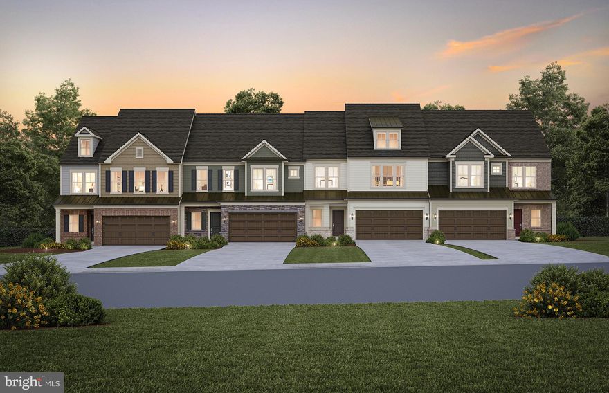 The Villas at Maple Lawn is a Pulte Homes Active Adult community located in Howard County near Maple Lawn.  Just steps away from shopping and dining-a location that can't be beat. This Addley  home features a main level owner's bedroom, with spacious  gathering room with coffered ceiling.  Beautifully appointed with upgraded cabinets, countertops, luxury vinyl plank and stainless kitchen appliances.  The 2nd floor includes two spacious bedrooms, full bath and sizeable loft for relaxing.