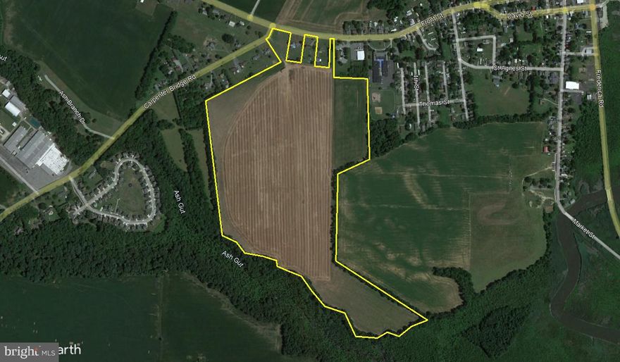 Subdivision Opportunity! Large farm located within the Kent County Growth Zone. Property is part of the West Frederica Sewer Expansion. Seller has paid over $575,000 to provide gravity sewer to the site, supporting 205 +/- units. Sewer is on-site, central water is available. Sale includes a residence along Mid-State Road providing central access to the larger parcel. Since the listing hit the market, the Town of Frederica has expressed interest for annexation, which would allow for greater density.

Seller will also accept non-contingent approval contract at $2,600,000 for a closing within 9 months.