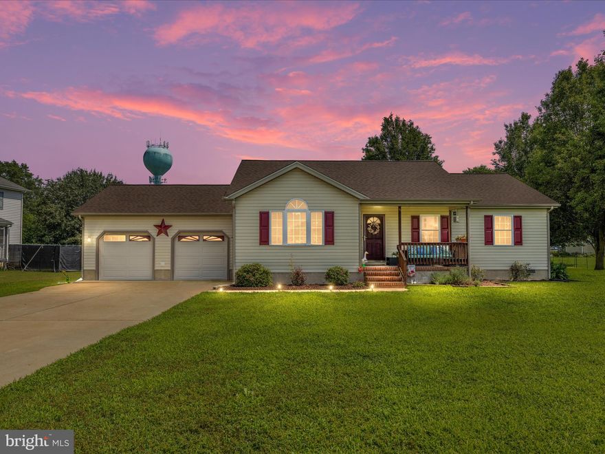 Welcome to 113 Lednum Avenue in Preston, MD. This charming home is full of  curb appeal, from the welcoming front porch to the beautifully manicured yard.  Offering the best of both worlds- it provides the convenience of an in-town location with the serene backdrop of open farmland views. 

Inside you'll find 3 spacious bedrooms and 2 full baths, all meticulously maintained. The thoughtful floor plan features generously sized rooms, ample closet space and a comfortable, functional layout designed for everyday living. 

Recent upgrades include a new roof and new HVAC system, giving you peace of mind for years to come. The spacious two-car garage provides plenty of room for parking and storage, while the rear deck is the perfect spot for entertaining or relaxing. 

Step outside and experience the quiet charm of Preston while still being just minutes from local shops, dining and major routes for an easy commute.