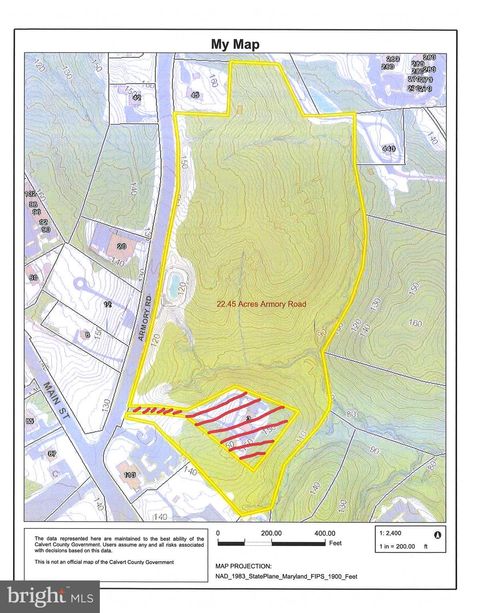 Vacant Land For Sale - Armory Road<br/> PRINCE FREDERICK, MD 20678