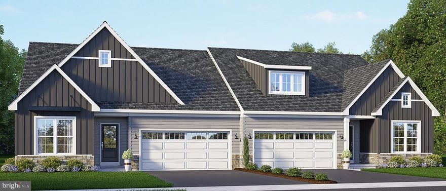 This brand-new luxury duplex at Edgemont Preserve epitomizes sophisticated one-floor living, seamlessly blending modern design with timeless comfort. Step into an expansive open-concept layout where the kitchen flows effortlessly into the spacious family room featuring a cozy gas fireplace, creating an ideal setting for both entertaining and everyday living. The kitchen is a true centerpiece, featuring sleek stainless-steel appliances, elegant quartz countertops, and a large island perfect for casual dining or social gatherings. Throughout the home, durable vinyl plank flooring adds a touch of contemporary style and easy maintenance.

The thoughtfully designed floor plan features nine-foot ceilings, two generously sized bedrooms, and two full bathrooms. The secluded owner’s suite offers a serene retreat, complete with a dual-sink vanity, a expansive closet, and ensuite bath. Enhancing the home’s versatility, the second floor provides ample storage space. The attached two-car garage adds convenience and functionality.

Located in Annville, PA within the Palmyra Area School District, Edgemont Preserve offers a charming small-town setting with unparalleled access to leisure, recreation, and everyday conveniences. Just minutes from the area's best dining, shopping, and premier attractions—including Hersheypark, the Giant Center, Mt. Gretna Lake, and several renowned golf courses—this exceptional community places you close to Hershey, Lebanon, and Harrisburg, with convenient access to Routes 422 and 322. Built by Landmark Homes, embrace the perfect harmony of luxury, comfort, and location in your new home at Edgemont Preserve. Contact the Community Sales Manager today and discover everything Edgemont Preserve has to offer.