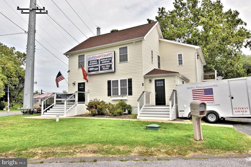 Great Location, Best signage on the way to town. High Rental income.  Renovated 2008, 2023, and up stairs 2025 added NEW Well, NEW HVAC, NEW Propane tank, Security Cameras though out and much more to see. Stop in and bring all offers.