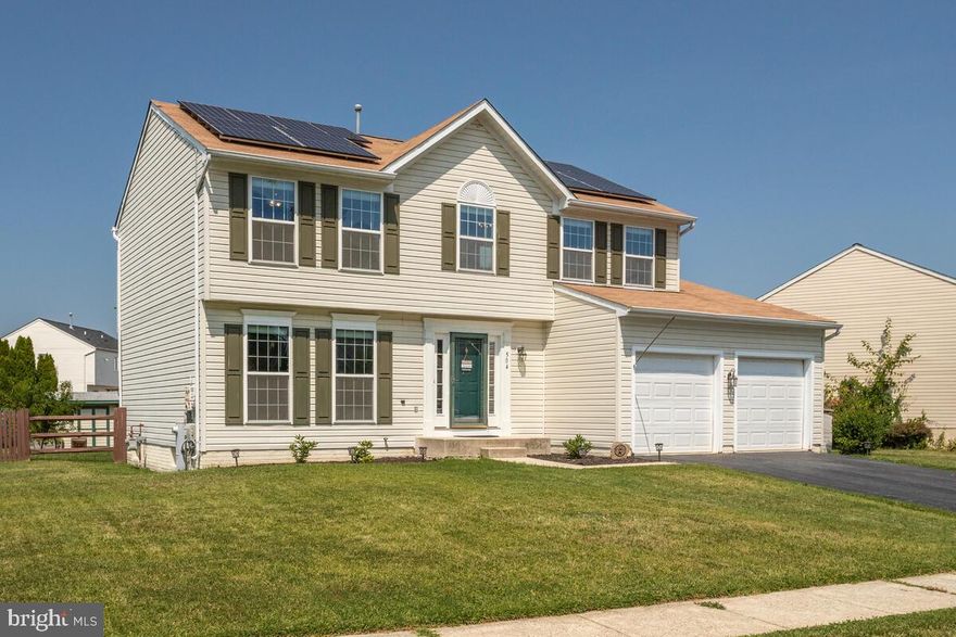 BACK ON MARKET WITH SOME AWESOME UPDATES: NEW ROOF TO BE INSTALLED* NEW HVAC INSTALLED* NEW DECKING INSTALLED*  Fall in love with this gorgeous 4 bedroom home.  The kitchen features breakfast area, granite counter tops , stainless steel appliances and center island.  Family room is located adjacent to the kitchen.  Upper level includes spacious owner suite with walk-in closet & separate bathroom.  Also, upper area has three additional bedrooms and hallway full bath.  Lower level includes spacious family room, laundry room area & lots of storage. Spend time entertaining  outside on the  2 level deck overlooking fully fenced, level rear yard featuring fruit trees, raised vegetable gardens and shed.  Enjoy the savings on your electric bill with energy efficient solar panels.  Don't miss out on this beauty!