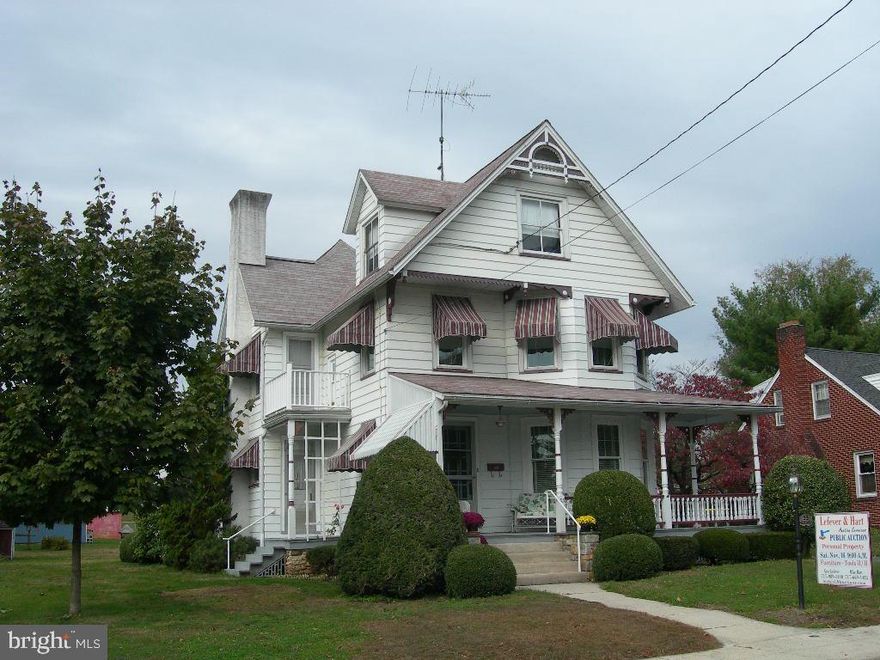 Lovely older style 2 1/2 story home located on one of the best loved streets in Christiana. Hardwood floors and plaster walls throughout.  Second floor balcony. Walk up attic to possible 5th bedroom.  Powder room off 1st floor laundry. Property backs up to park and located on walking trail.Present owner has lived her for 50+ years!