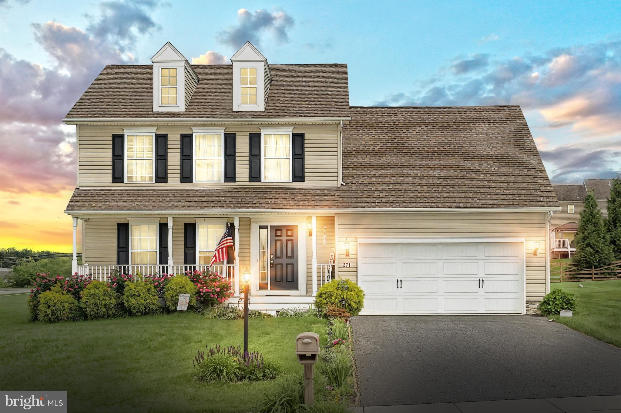 Welcome to your dream home in the sought-after High Pointe South community of Hanover, PA! This stunning 4-bedroom, 2.5-bathroom Colonial offers 2,200 sq. ft. of modern elegance and functional living space, perfectly situated on a spacious corner lot
Step inside to discover an inviting open-concept main level, featuring an open kitchen with a center island with breakfast bar, seamlessly flowing into the cozy family room with sliders to the expansive rear yard. The formal dining room and living room provide ample space for entertaining, complemented by a convenient powder room and charm throughout.
Upstairs, the luxurious primary suite boasts a large walk-in closet and en-suite bath with dual vanity and separate shower. Three additional generously sized bedrooms and a full bath complete the upper level. The full, partially finished basement offers endless potential for customization, while the attached two-car garage provides plenty of storage.
Nestled in a prime location just 5 miles from the MD/PA line, this home offers easy access to shopping, dining, schools, and Codorus State Park, with a short commute to Westminster, Hampstead, and Baltimore via Route 30 and I-795. Enjoy the perfect blend of small-town charm and modern convenience in this meticulously maintained gem!