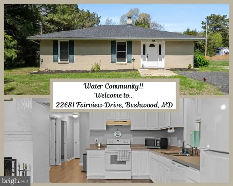 22681 Fairview Drive, Bushwood, MD MLS: MDSM2023690