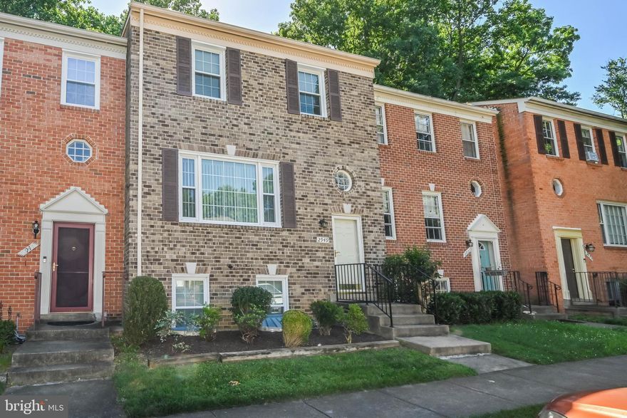 All brick townhome in the wonderful Waterford community located about a mile from Vienna Metro!  3 finished levels with FOUR bedrooms and 3.5 baths! The main level features a spacious living room and formal dining room with bamboo flooring.  Check out the incredible crown moulding!  The very spacious kitchen includes a built-in microwave, smooth top stove, dishwasher, a French door refrigerator, recessed lighting and a good sized pantry!  There is plenty of space for casual dining.  In addition, there is a half bath, a storage closet and a coat closet.  
On the upper level is a 19 x  13 foot primary bedroom with 2 closets and an ensuite bath with ceramic tiled floors and shower surround.  2 additional bedrooms,  with oak flooring are on this level.  Each includes ceiling fans.  A guest bathroom with ceramic tiled flooring and tub surround is also on this level.


The lower level features a 21x14 family room with plush carpet and a wood burning fireplace.  A light filled,  private  FOURTH bedroom is on the lower level.  The THIRD full bath is steps away from the 4th bedroom.  There is a utility/laundry room and extra "under the stairs" storage here.
Check out the private, fenced back yard with a roomy flagstone patio!  Backs to trees!
Nearby is the tot-lot and tennis courts are a short walk away.  
Fabulous location with easy access to Metro, I-66, Tysons, Fair Oaks, shopping, restaurants and more!