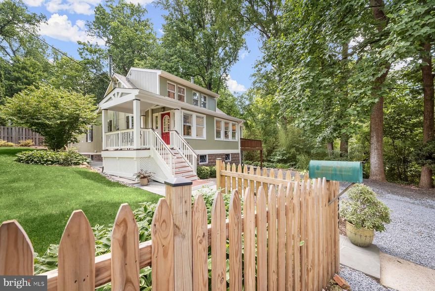 OPEN HOUSE SATURDAY CANCELLED. A whimsical yet modernized Bungalow in one of the coolest neighborhoods in Bethesda! Wide open Great Room w/ wood stove offers comfort and versatility. Recently renovated granite kitchen is open to the cathedral ceiling family space looking onto the pool and deck. Modern 1st floor Primary suite with a private balcony deck. Large lower level rec room with a 2nd woodstove. 1st floor office too! Sits at end of a no-thru street, surrounded by trees. Private but brite - 6 skylites!<br/><br/> Glen Echo Heights has a woodsy charm that makes you forget you are only about a mile and a half from the DC line! Easy commute downtown or even to Northern Virginia. Enjoy hiking/biking along MacArthur Blvd, the C&O Canal towpath, or the Capital Crescent Trail is nearby if you want to take the short hop into thriving downtown Bethesda. Whitman High School. This one will enchant you.