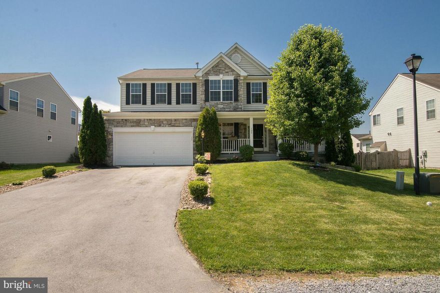 This move in ready colonial in a great commuter friendly neighborhood, has 5 BRs above grade!!!! Owners have recently painted and recarpeted all main areas of home. Rear yard features concrete patio and fencing. Nicely landscaped, 2 car garage, finished basement! Almost 4000 sq.ft of living. Measurements approximate according to tax records. Welcome home!!