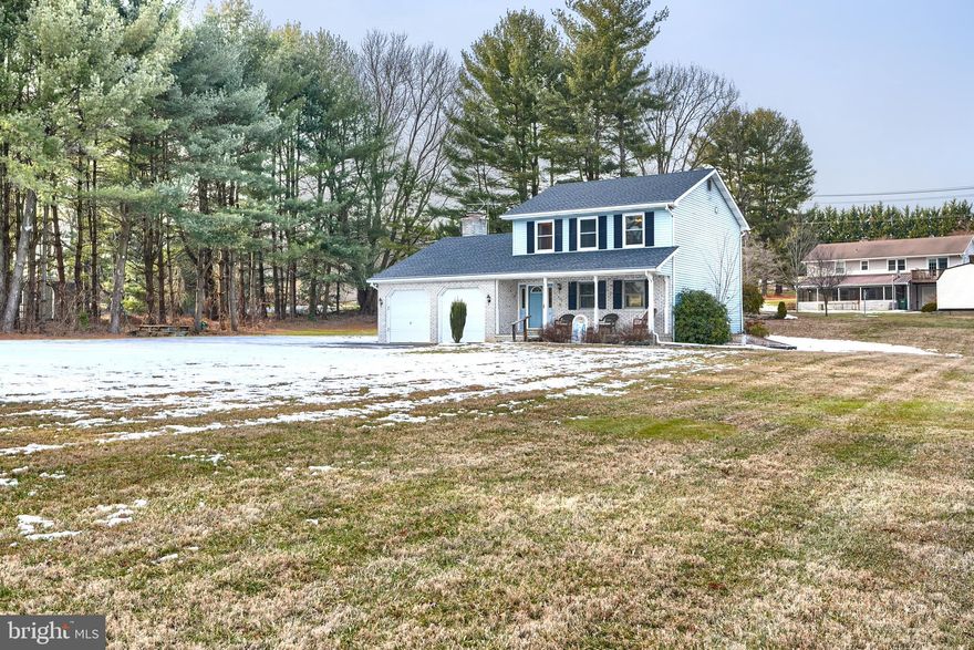 If you are looking for a spacious detached home in Forest Hill that you can make your own, look no further! This sizable 3bd/2.5ba colonial offers a large footprint, two car garage and massive basement all situated on a private 1 acre lot at the end of a cul-de-sac. Well maintained with a recently replaced roof and updated systems. The main level offers a traditional floor plan with a dedicated dining room, half bathroom and massive open living room/kitchen combo. The kitchen is spacious and offers a huge footprint for all of your culinary needs and is supplied by a private propane tank for gas cooking. Upstairs offers two generously-sized guest bedrooms with plenty of storage, laundry and a guest bathroom. The primary suite is sizable and offers an en-suite bathroom for privacy. The basement is fully-finished and offers ample storage, a rec room and is waterproofed. If you are looking for outdoor space, you'll be impressed by the large, flat yard! If you aren't afraid of sweat equity and want to be in highly-coveted Forest Hill, this is the home for you!