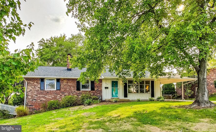 Welcome home! Beautiful hardwood floors and large windows can be found throughout this two-level rambler Inside the entrance, a wide picture window floods the living room with natural light. It opens directly into the dining area, making the space great for entertaining family and friends. The adjacent kitchen is spacious, with stainless steel appliances, a newer refrigerator (2021), pull-out chef’s faucet, and recessed lighting. Down the hall, the primary bedroom boasts multiple closets and a tasteful en suite bathroom. Two additional sizable bedrooms share a full bathroom in the hall with cabinet storage and modern fixtures. In the lower level you’ll discover a light-filled fully finished recreation room with new modern flooring (2022) and a cozy wood-burning fireplace. An abundance of bonus and storage spaces offer you endless possibilities for the lower level of the home. With an updated third full bathroom, this could be a perfect private space for guests or a home office. Step outside and enjoy the privacy and shade with mature trees surrounding your peaceful fenced backyard and patio. On the front of the home you’ll have plenty of space for parking, with a carport and long driveway. Major updates to the home such as a new roof (2019), washer and dryer (2021), backyard drainage (2021) and all new HVAC system (2024) will give you greater peace of mind. Minutes to Giant, Aldi, Target, Town Centre at Laurel, Regal Cinemas, Calverton Park and Elementary School, Calverton-Galway Park, Sports Fields, and Swim Club. Quick access to Intercounty Connector, I-95, Route 29, Powder Mill Road, and I-495. Come check out your new home today! *Ask about assumable VA loan*