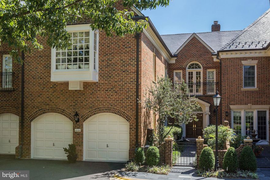 ARCHITECTURALLY SIGNIFICANT TOWNHOME W/ HIGH CEILINGS, HANDSOME WOODWORK,, HW FLOORS, 34 FT LONG LIVING ROOM WITH MASONRY FIREPLACE AT EITHER END, 2 ADDITIONAL FIREPLACES, ELEVATOR SHAFT, MASTER BEDROOM W/ SITTING ROOM, RENOVATED KIT WITH NEW APPLIANCES AND COUNTERS, SOUTHERN EXPOSURE PROVIDING GREAT LIGHT W/ VIEWS OVER FAIRFAX CO. PARKLAND, 2 CAR GARAGE. ONE OF MCLEAN'S HIGHEST QUALITY PROPERTIES