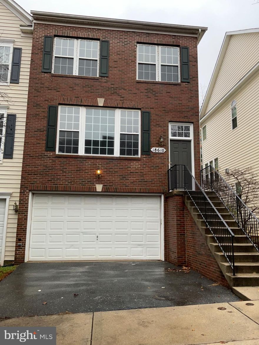 Beautiful well lit large end unit townhome (2300 sft living space) with 2 car attached garage located in the popular Fountain Hills Community. This home fearures 3 Bedrooms 3.5 baths, 3 finished levels with updates throughout including fresh paint. The main level features new wood flooring, large kitchen with granite countertops and center island, breakfast room, large family room with fire place and a powder room. The upper level features a large master suite with luxury bath with soaking tub and separate shower, 2 additional bedrooms and a hall bath along with the laundry area. The lower level features a large recreation room with walkout to rear, full bath, utility room and a 2 car attached garage. Minutes to I-270, shopping directly across the street, access to Rio, Crown Plaza, Milestone Shopping Center and more.