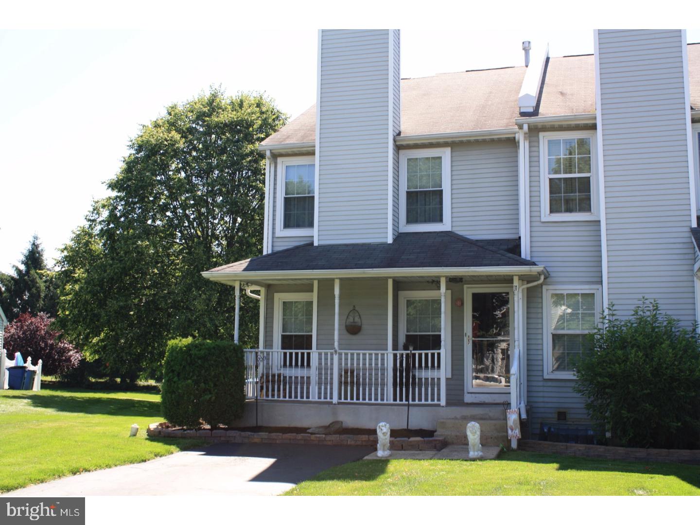 WOW!! Unbelievable value for under $300,000 for this 3 bedroom,2.5 bath end townhouse style condo with a finished basement in Council Rock School District including Goodnoe Elementary!! Great Cul-de-sac location backing to open space. Easy access to Rt 95. Beautiful "Coretec" -wood like flooring( totally waterproof) in the open floor-plan living/dining room plus foyer and upstairs hallway. Large eat in kitchen with new dishwasher and new flooring. Wood burning fireplace. Lots of closet space and pull down attic for storage. Finished basement with office, storage room and family room. Replaced windows! Fenced back yard and attached storage shed. Long driveway for parking. Don't miss out on this one!