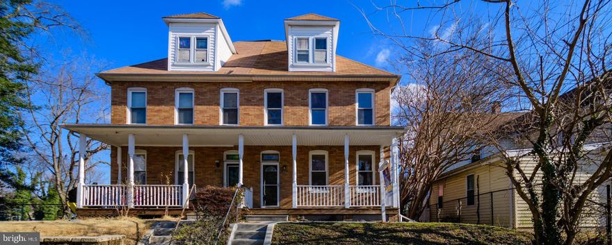 Lovely porch front semi-detached home features an open concept on main level, nice hardwood floors through out, previously updated kitchen w/ island. Main level bath w/ Jacuzzi soaking tub! 3 spacious bedrooms & 1 full bath on 2nd level. Attic has potential to be finished for possible owners suite. Basement also has potential to be finished. 2 - car rear parking pad! under 3 miles to Morgan State University! This is a Fannie Mae HomePath Property. >> AGENTS   SEE AGENT REMARKS FOR OFFER INSTRUCTIONS.