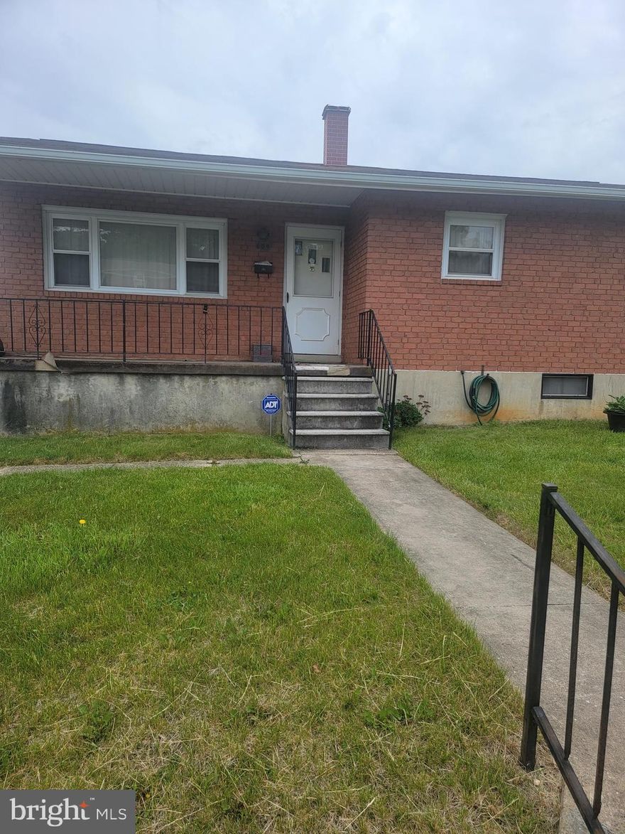 Vacant and on combo!!  Estate sale but ready to go and 
Will meet Fha and Va  financing quidelines!!  Well priced with 3 bedrooms and 1 full and 1 half bath,
With a nice level backyard and plenty of room to improve the basement. Perfect for investor or a 
Home improvement purchasers.  Home priced well below comps.  The estate is selling only AS IS  and will make no repairs!!