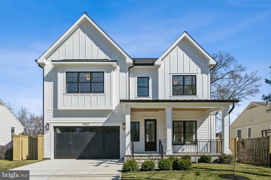 Experience modern luxury living in this stunning, newly built home by ERB Properties, located in the highly desirable Georgetown Village neighborhood of Bethesda. Boasting nearly 5,200 square feet, this exquisite 6-bedroom, 6.5-bathroom residence showcases exceptional craftsmanship and sophisticated design.

The expansive main level features an open-concept layout, effortlessly connecting the gourmet kitchen, breakfast area, and family room—perfect for both everyday comfort and entertaining. Large windows and soaring ceilings flood the space with natural light, creating an inviting and airy ambiance. For more formal occasions, the separate dining area and elegant living room provide an ideal setting for gatherings.

On the upper level, the tranquil primary suite is a true retreat, complete with dual walk-in closets and a spa-inspired ensuite bathroom. Three additional well-appointed bedrooms, three full baths, and a convenient laundry room round out this floor. The top-floor loft offers a versatile space for various needs, complemented by an additional bedroom and full bath—perfect for guests or a private sanctuary.

The fully finished basement enhances this home’s appeal, featuring an additional bedroom, full bath, and a spacious recreation room, ideal for a home gym, media lounge, or play area. Outside, enjoy a relaxing deck and a fenced backyard with lush green space, offering both privacy and tranquility, along with a two-car garage for added convenience.

Located just minutes from I-270, I-495, Pike & Rose, and Downtown Bethesda, this home provides unmatched accessibility to major roads, premier shopping, dining, and entertainment. You’ll also be within walking distance of Wildwood Shopping Center, Davis Library, and Georgetown Square, as well as top-rated schools like Ashburton Elementary and Walter Johnson High School.

Don’t miss out on this rare opportunity to own a brand-new luxury home in one of Bethesda’s most sought-after neighborhoods. Schedule your showing today!