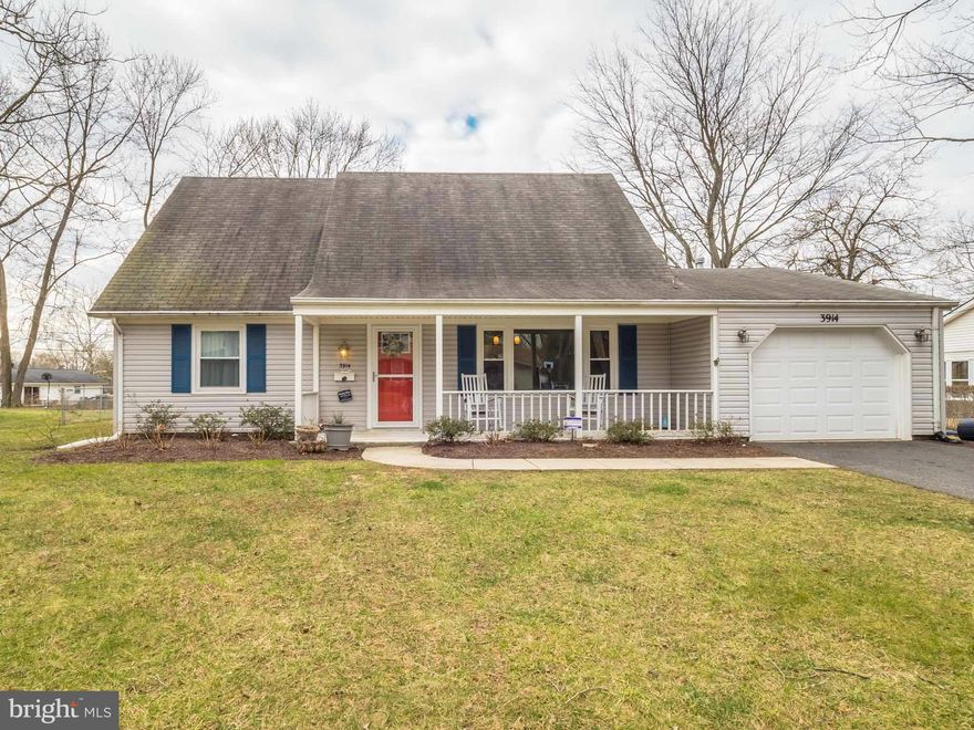 Well-maintained Cape Cod in Bowie equipped w/new kitchen, new stainless st appliances, & updated baths is ready for new owners. Special large family room addition w/fireplace. New front door, new back french doors, new windows!  Maple cabinets, granite countertop, new tile flooring in kitchen. Upgraded electrical panel plus new garage doors ready for easy move-in. Relax & enjoy the patio or porch!