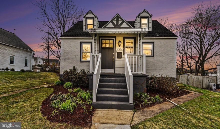 *** OPEN HOUSE, SATURDAY 12-2 PM, MAY 30*** There’s something about a classic 1952 brick Cape Cod that just feels right, the symmetry, the dormer windows, the sense of permanence. Set in Harford Park, this detached home blends that timeless exterior with thoughtful updates inside, creating a space that feels both rooted and refreshingly current.

Step through the front porch and into a main level where Brazilian Cherry floors immediately catch the light and warm the entire space. The open living and dining area flows effortlessly, making everyday life feel connected and easy. Recessed lighting adds a soft glow in the evenings, while the large windows pull in natural light throughout the day. It’s the kind of room that adapts, an enjoyable morning beverage, lively dinner plans, or a cozy night in all feel equally at home here.

The kitchen was designed for real life. White cabinetry keeps things crisp, granite countertops add durability and polish, and stainless steel appliances bring a sleek, modern edge. There’s space to prep, space to gather, and space to breathe. The breakfast area offers an inviting spot to start the day, while the open layout keeps everyone part of the conversation.

Two bedrooms and a full bath on the main level provide flexibility, ideal for guests, creative space, or simply spreading out. Upstairs, the private primary suite feels like a retreat tucked under the roofline. Soft carpet underfoot, charming angles, and a full bath create a peaceful setting to unwind at the end of the day.

The finished lower level adds another dimension to the home. With nearly 700 finished square feet and improved basement space that includes a full bath, laundry area, and daylight windows, this level works beautifully as a media lounge, workout area, or extended living space. The laminate wood plank flooring adds durability and style, and there’s even a TV included, ready for your next movie night.

Outside, the more than a quarter-acre lot offers room to stretch out and enjoy the seasons. The flat backyard is a standout, open, usable, and framed by mature trees and a fence. A deck extends the living space outdoors, perfect for grilling, relaxing, or hosting under the open sky. The storage shed keeps tools and gear neatly tucked away, while the paved driveway adds everyday convenience.

Living in Harford Park means enjoying established streets, sidewalks, and easy access to daily essentials. Nearby parks, local dining spots, shopping destinations, and commuter routes, including I-695 and Perring Parkway, make getting around simple. Public transit options are also close by, giving you flexibility whether you’re heading across town or beyond.

With over 1,700 finished square feet above and below grade, three full baths, central A/C, natural gas heat, brand new roof in 2025 with a 50-year warranty, including the shed roof, and public water and sewer, this home delivers comfort and practicality in equal measure. It’s move-in ready, thoughtfully updated, and designed to support the way you live now, while leaving room for what’s next.

This isn’t just a place to land. It’s a place to settle in, personalize, and enjoy for years to come.