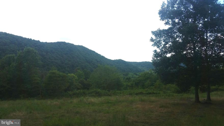 12.6 unrestricted acres with panoramic mountain view, black top lane for easy access. About 2.5 acres of level grassed building area and 9 acres of small growth woodlands perfect for hunting. This would be a great spot for that weekend get-a-way or full time residence. Septic Permit on file, Electric to build site. Near State Game Lands.  Take a look Today.