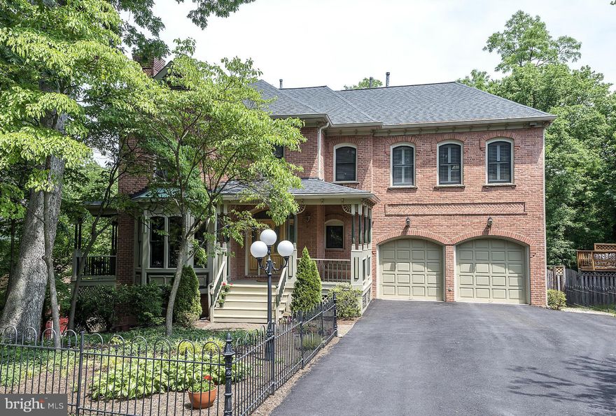 ALL BRICK VICTORIAN WITH WRAP AROUND PORCH * LUSHLY LANDSCAPED LOT * FENCED PRIVATE BACKYARD WITH GREAT VISTAS & POOL * MINT CONDITION WITH OVER 5500 SF OF LIVING * HIGH CEILINGS AND WALLS OF WINDOWS * TWO STORY FAMILY ROOM * LARGE LIBRARY W/WALL OF BUILT-INS * SUNROOM * WALKOUT LOWER LEVEL W/SAUNA, GUEST BEDROOM & BATH, SECOND KITCHEN, REC ROOM & WORKSHOP * JUST BLOCKS TO DOWNTOWN MCLEAN