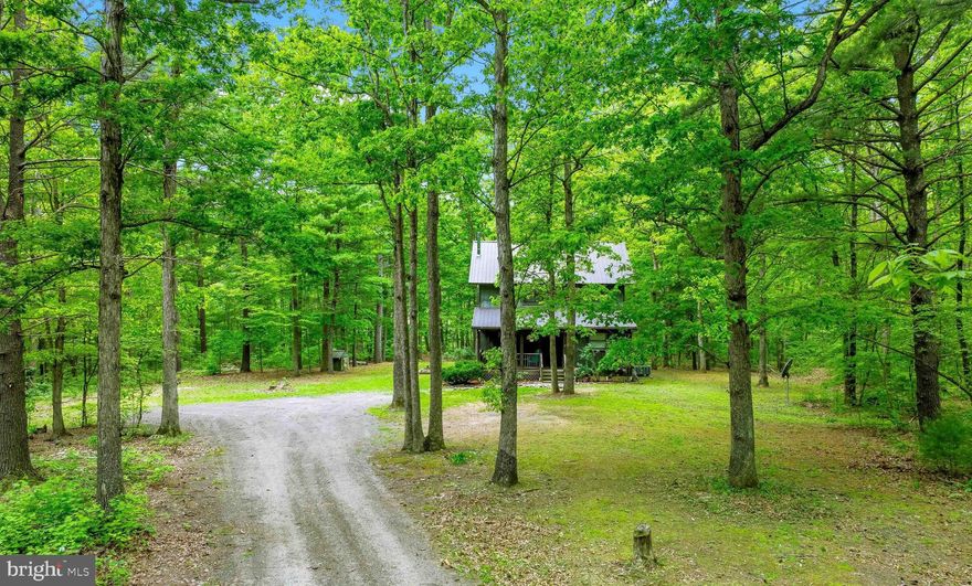 Welcome to your dream retreat nestled in nature's embrace at the enchanting Cabin at Lake Ferndale! This custom-built home offers a unique blend of comfort and adventure, boasting a 50-acre lake in the community perfect for fishing, swimming, and kayaking, all within close proximity to the scenic south branch of the Potomac River. Step into the warmth and charm of this stunning home, featuring hardwood floors that lead you through an open-concept living room with a cozy wood-burning stove, and a kitchen adorned with stainless steel appliances, ideal for creating lasting memories in this storybook setting. The main floor boasts a luxurious master suite with a spa-like bathroom, stone tile, a lavish shower, and a relaxing jetted tub. Ascend the unique spiral staircase to discover two spacious bedrooms, a large loft area, and another full bath, all nestled under vaulted ceilings that add a touch of grandeur to the space. Venture downstairs through the spiral staircase to find a full, unfinished walk-out basement with rough-in plumbing, presenting endless possibilities for customization and expansion. Outside, the home sits on 5.51 acres of serene yard space, perfect for outdoor gatherings and adventures. Embrace the beauty of lakeside living combined with the comfort and elegance of this charming cabin retreat at Lake Ferndale. Don't miss the opportunity to make this retreat your own!