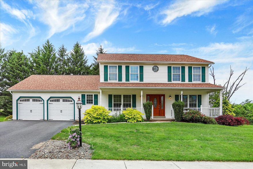 Truly a home with room for everyone with over 2,600 square feet of living space. Situated on a desirable lot, the large yard is ideal for relaxing or playing.  Thoughtfully designed floorplan features multiple living areas with generous room sizes, perfect for everyday living and entertaining.   First floor space greets you with beautiful laminate flooring and large windows that fill the rooms.  There is a home office, living room that opens to dining space,  kitchen with granite counters and all appliances remain,  family room, laundry room with clothes washer and dryer that stay and a half bathroom finishes off level one.  Beautiful tree line gives privacy to the backyard space.  4 spacious bedrooms are found on the 2nd level with a full bathroom in the hallway and a primary bedroom with full bath.  The basement is unfinished.  Home is an estate and being sold in the current condition waiting for your final touches.  All that is missing is you.