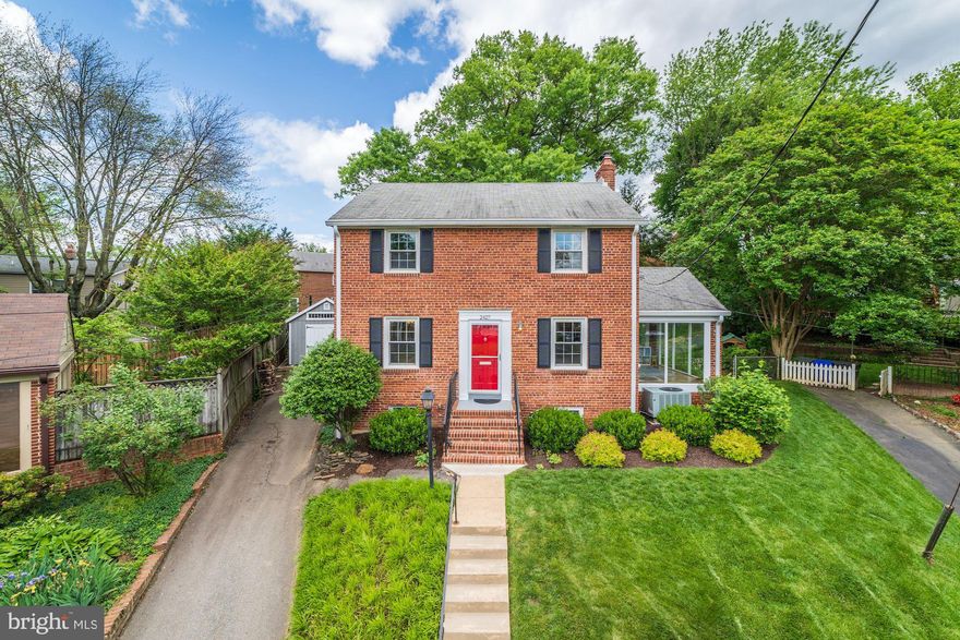 Offers Due Monday 5/20/19 at 1pm. Beautifully maintained 3 bedroom, 1.5 bath colonial on a quiet cul-de-sac in Arlington! This charming home features hardwood floors throughout, a formal living room with fireplace, sunroom and formal dining room. Enjoy an updated kitchen with brand new granite counters and stainless steel appliances that steps out to a fully fenced back yard with brand new storage shed. Upstairs, find three well-appointed bedrooms all sharing an renovated hall bath. A lower level basement with rear walk-up provides ample storage and laundry space. Ideally located just 1/2 mile from East Falls Church Metro and I-66!