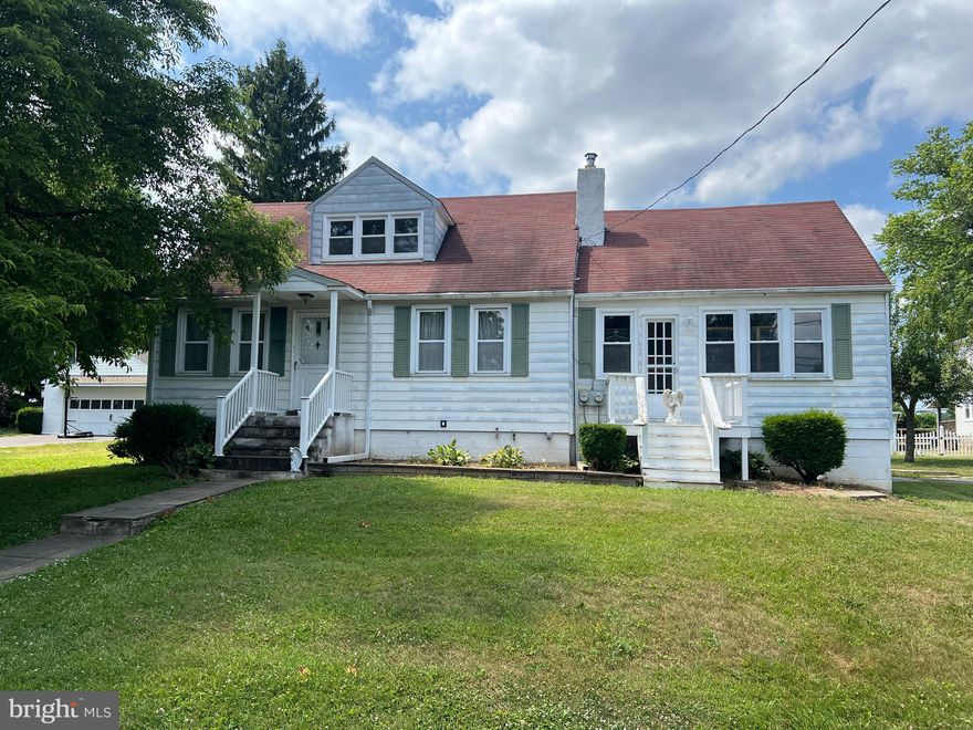 Nestled on a generous 0.21-acre lot, this 3-bedroom, 1.5-bath Cape Cod style home offers a unique blend of charm and opportunity. With its classic architecture and inviting curb appeal, this property is perfect for those looking to create their dream home with a little TLC. Step inside to find a cozy living space featuring a warm and inviting fireplace, perfect for those chilly evenings. The main level includes a functional kitchen, a comfortable dining area, and a bright and airy living room, a full bath and one bedroom all awaiting your personal touch. Upstairs, you'll find two well-proportioned bedrooms, providing ample space for family, guests, or a home office. The single bathroom offers a clean slate for your customization and design ideas. Outside, the expansive yard is perfect for gardening, entertaining, or simply enjoying the peaceful surroundings. There are two grape arbors with growing grapes in case you want to make your own wine! The attached garage that is accessible from the outside and from the basement provides convenient storage and parking, with a crawl space for additional storage. Located in a friendly and established neighborhood, this home is close to schools, parks, shopping, and dining. Embrace the opportunity to restore and enhance this charming Cape Cod gem to its full potential. Property is being sold "as is". The buyer is responsible for all municipal inspections and requirements. Buyer is required to complete the tie in to the public sewer system. Don’t miss out on the chance to make this house your own! Schedule a viewing today and imagine the possibilities.