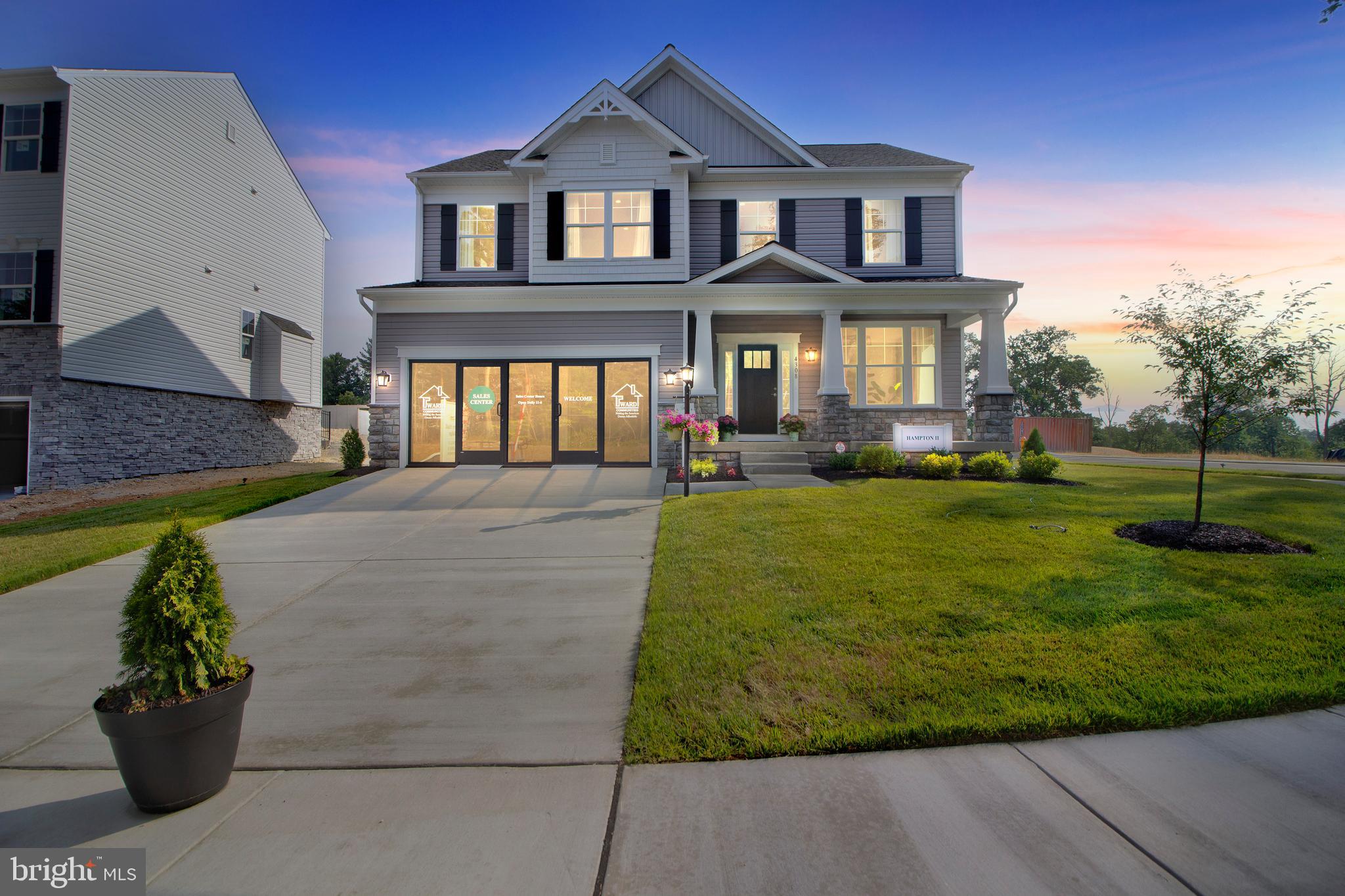 NOW SELLING - Only 4 homesites are available on a quiet Cul-de-sac. The Hampton II is as beautiful on the outside as it is on the inside. Our largest offering. 4 bedrooms, 2.5 baths, 2-car garage and a full unfinished basement perfect for future expansion. A flexible plan to accomodate your specific needs.
This home is to be built so you can choose options and finishes that truly reflect your individual style.
Pricing is for Homesites 3 and 4 ONLY