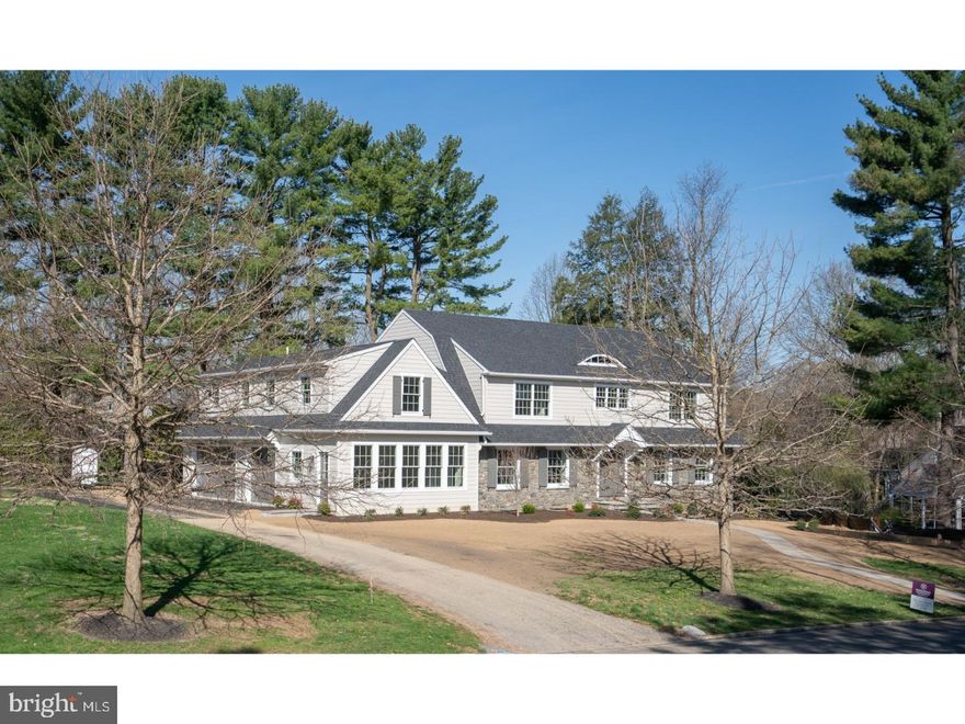This impressive two-story home is just renovated by Sposato Homes, offering quality construction and luxury finishes. Stone and HardiPlank Siding exterior with sturdy wood shutters and a new CertainTeed roof highlights the superior construction. The home is energy efficient with its new windows, insulation and new Ducane HVAC system. New Pella windows throughout, substantial millwork and on-site finished wood floors are a few distinct details.  Enter through a graceful foyer; you will find inviting living and dining rooms, a Chef's kitchen with painted maple cabinets, quartz counters, stainless steel GE Monogram appliances, tile backsplash, and island for seating. The kitchen opens to a first-floor family room with gas fireplace and colonial mantle. There is an office, powder room and spacious mud room leading to the three-car attached garage. The private rear patio and level yard are a peaceful retreat. The attractive staircase leads to a master suite with sophisticated bathroom and walk-in closets. There are four additional bedrooms and three new baths. The laundry room completes the second floor. The finished walk-out lower level is a terrific recreation space. This home is well located on a quiet tree lined street. For the discriminating buyer who values quality craftsmanship, understated elegance and a strong sense of community ? this is an ideal residence. Located in Northside Wynnewood, Lower Merion Township, this walk-to location is known for outstanding schools, nearby libraries, universities, Arnold Field, Mill Creek Park, world class shopping at Suburban Square and an easy commute by roads or rails.  Also, nearby is the town of Narberth with its popular park and unique shops and eateries.