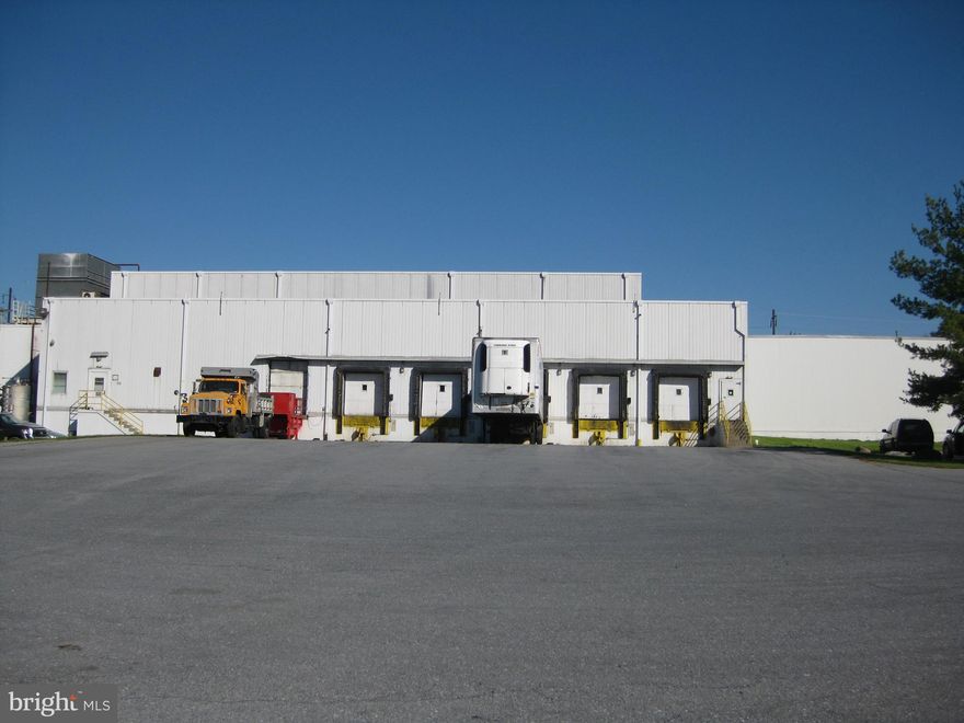 Fruit/vegetable processing plant with 34,000 SF of freezer and cooler space, and approximately 4,000 SF od covered outside storage. 32,000+ SF of air conditioned production space. Proximity to Lancaster and Harrisburg with prime development opportunities. Preliminary sketch plan for 300,000 SF cross-dock warehouse. Current Tenant Lease available upon request.