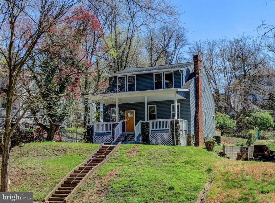 This charming, spacious home is move-in ready.  It resides in the quiet Fairmont Park Community just minutes away from downtown and the inner harbor.  Enjoy the large, beautiful front porch and then enter into the open-concept first level with tray ceilings, a fireplace and a spacious dining room & kitchen area.  The kitchen features granite countertops, stainless steel appliances and a herringbone backsplash along with French doors that open up to a back deck.  Upstairs, you'll find 4 spacious bedrooms - including a master en-suite.  The basement provides plenty of additional storage space.  New windows, siding, HVAC, water heater, plumbing, electrical, roof - you name it! Come check-out your new home today! There is also a video of this property on youtube, search "Virtual Tour of 3705 Chesholm Rd in Baltimore"