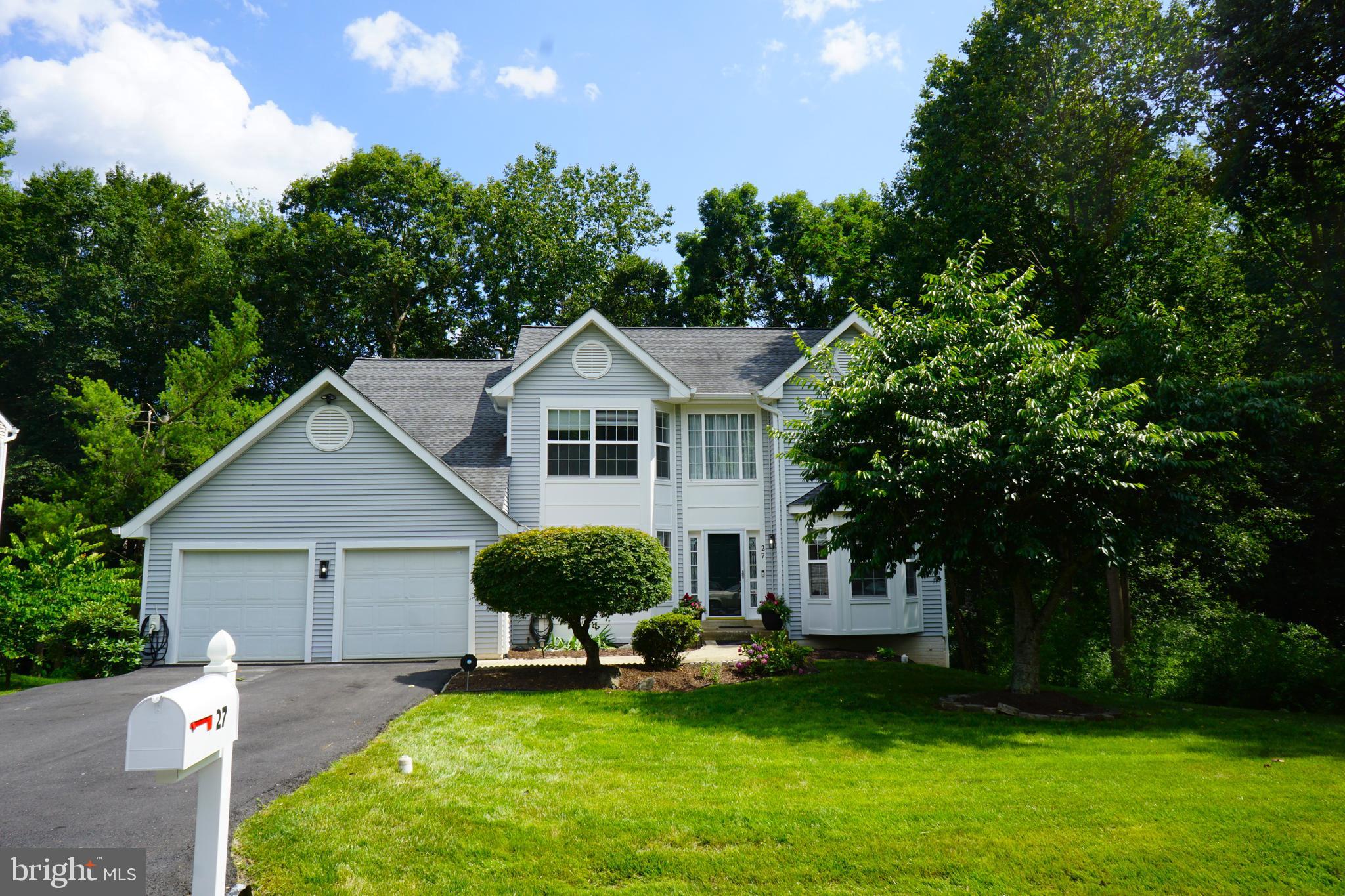 WOW! Price adjustment for this GORGEOUS 3-level colonial, upgraded throughout, & ready for move-in on a quiet culdesac for the children to play. Upgrades include freshly restored hardwood, new carpet throughout, new appliances, new lighting, new quartz counter tops, kitchen back splash, completely remodeled master bath, upgraded upper level bath, fresh paint, skylight in master replaced, new flooring in family room, kitchen, & bar in basement, & an electric car charging station...The list goes on & on! Whole house solar panels 100% paid off, so enjoy little to no electric bills the moment you move in! Basement is perfect for multi-generational families with a little kithenette, bedroom with walk-in closet, full bath, & 2nd laundry room. Fairly new 3 inch asphalt topper on driveway, roof, gutters, & water heater. Relax on your maintenance free deck under the gazebo enjoying the tranquility of your backyard. This home has it all & in a prime location of Stafford County!