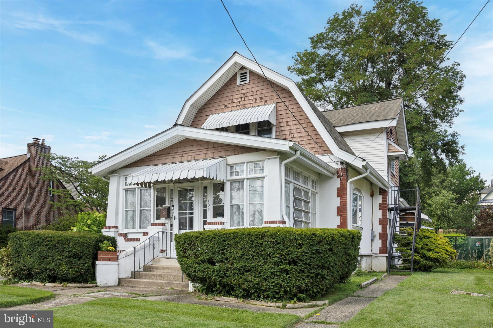 Welcome to 105 Rosemont Avenue—a spacious 3-bedroom, 2-bath Colonial located on a quiet, tree-lined street in the heart of Ridley Park. This charming home offers over 2,500 square feet of living space, featuring a large living room with a cozy fireplace, a formal dining room, a second-floor balcony, full basement for additional storage or future finishing and a detached two car garage. The property sits on a generous 0.26-acre lot with both on- and off-street parking, and a fully fenced in yard that you don't have to worry about the kids or dog getting lose from! Enjoy the convenience of proximity to local shops, parks, and schools in the Ridley School District. A short walking distance over the local footbridge from Lakeview Elementary, Ridley Middle School and Ridley Park Lake! Being meticulously maintained it also comes with a list of upgrades including roof (2022) mini splits (2025) 200 amp service (2019) water heater (2019) Sewer lateral (2021) carpet (2024) and windows (2018). A perfect opportunity to make this well-maintained home your own!