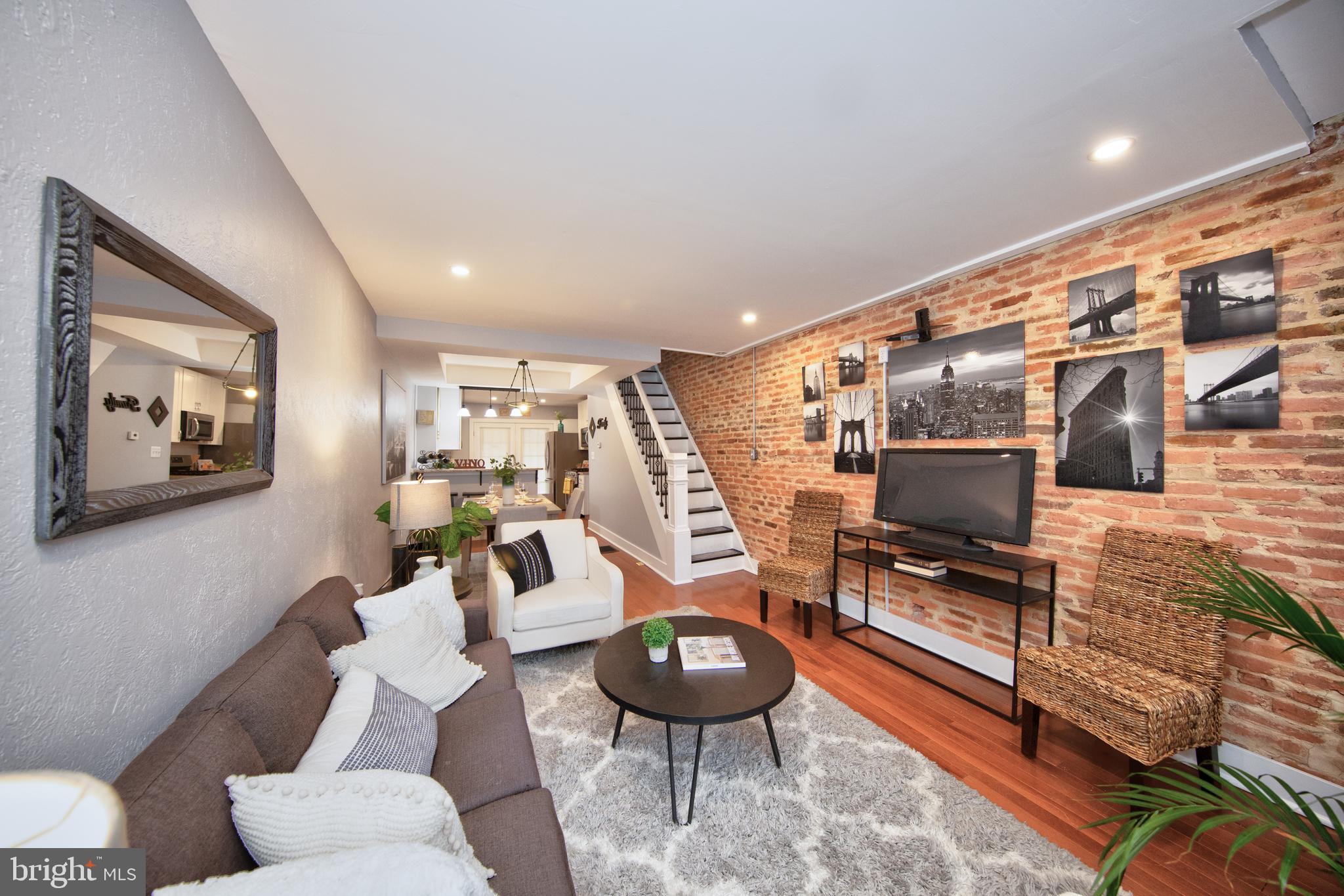 Safe and friendly neighborhood
A few blocks away from Patterson Park, walking distance to restaurants, supermarkets, liquor stores and more.
Beautifully finished home, plenty of light
Granite countertops, stainless steel appliances, hardwood floor on main and 2nd floor. Upstairs bathroom with washer/dryer hook ups for second laundry facilities, basement fully finished with a TV/Bedroom, full bathroom, laundry, kitchenette and separate entrance also a parking pad in the back of the house.
Move in ready, must see….