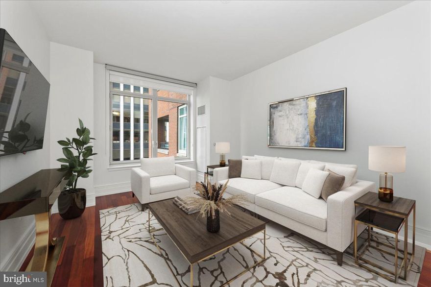 Step into elevated city living with this beautifully appointed 1-bedroom, 1-bath luxury residence at the iconic 10 Rittenhouse Square. Offering timeless elegance and modern comfort, this sun-drenched unit features floor-to-ceiling windows, hardwood floors, and a chef’s kitchen with top-of-the-line appliances, sleek cabinetry, and stone countertops.

The spacious bedroom offers a peaceful retreat with generous closet space, while the spa-like marble bathroom adds a touch of everyday indulgence. Enjoy valet parking, 24-hour concierge service, a fitness center, indoor pool, and a resident lounge—all in one of Philadelphia’s most prestigious full-service buildings.

With unbeatable proximity to fine dining, premier shopping, and the cultural gems of Center City, this is Rittenhouse living at its finest.