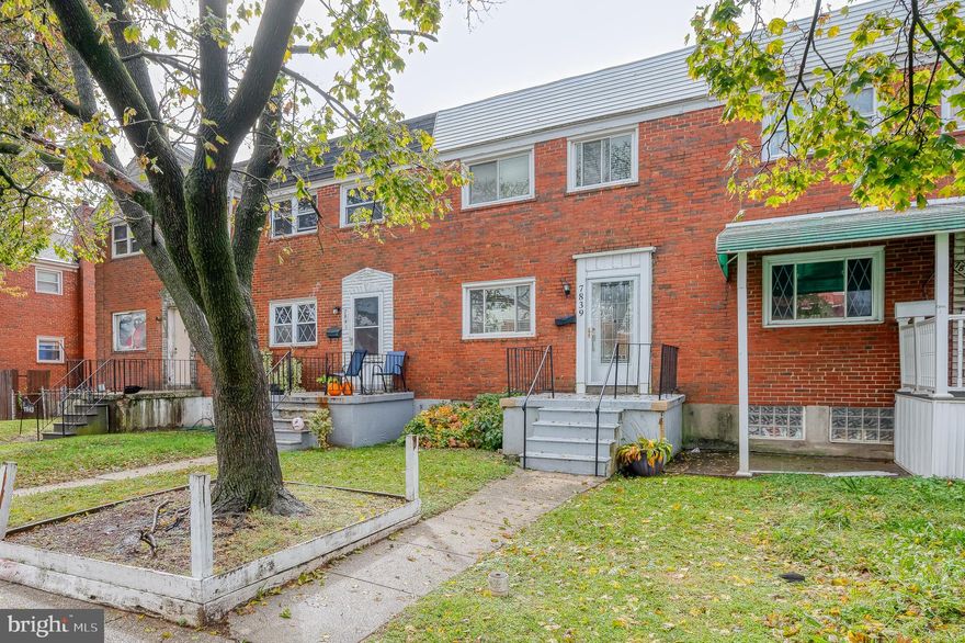Welcome to this beautifully maintained 3-bedroom, 2-bathroom rowhome in the sought-after Eastfield neighborhood of Dundalk! This charming home offers the perfect blend of comfort, style, and convenience with a spacious and inviting layout. Step inside to find gleaming wood floors, fresh paint throughout, and new carpet, creating a warm and move-in-ready feel. The main level features a cozy living room, a bright and functional kitchen, and a separate dining area—ideal for entertaining family and friends. Upstairs, you’ll find three generously sized bedrooms and a full bathroom. The finished lower level includes a second full bath and offers versatile space perfect for a family room, home office, or guest suite. Step outside to enjoy the rear deck, perfect for outdoor dining or relaxation, and a fenced-in backyard. Additional highlights include off-street parking for added convenience. Located in the desirable Eastfield community, this home is just minutes from schools, shopping, dining, and major commuter routes. Don’t miss the opportunity to make this beautifully updated Eastfield home yours!