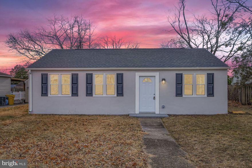 This beautifully refinished 3-bedroom rancher is move-in ready. Featuring brand new stainless steel appliances, fresh interior and exterior paint, granite countertops, soft-close cabinets, and new mechanical systems. The enclosed porch/sunroom was finished to allow for an outdoor experience with indoor comforts. The home offers a bright and open living space and modern finishes throughout. Located on a quiet street with easy access to local shops, commuter routes and schools. This brand new gem offers the best in Harundale.