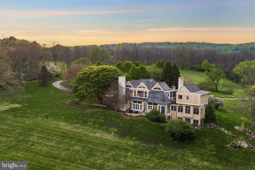Welcome to 1575 Le Boutillier Road, Malvern, a brilliant marriage of nature and architecture.  This home was custom built with the land in mind by renown architect David Polk and is available for the first time in nearly 30 years.   Considered a Modern Farmhouse, this home is a true work of art, framed by nature and coveted by all who appreciate the unique, the beautiful, and the virtually unobtainable.  Outside, the land is 10+ acres with sweeping pastures and incredible nature.   The land abuts Lorimer Preserve, an 86+ acre parcel of conserved property.   The house is unique, full of surprises with no two rooms or spaces exactly alike, each carefully oriented for light, views and prevailing breezes.  The homes roots are Chester County, comfortably familiar while being highly original in conception and design.  Every room has a view and a viewpoint, all easily interchangeable.  Charming nooks become elegant spaces without effort.  It is a home with infinite variety mirroring the ever changing scene inside and out.   This is a home which reflects a passion for and understanding of nature.  This property offers endless potential and ready for you to modernize to the next level.