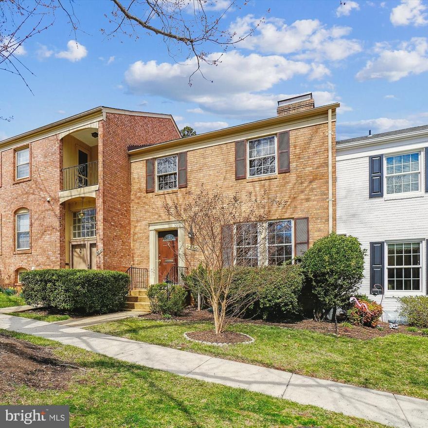 Welcome to this charming brick townhome in the sought-after Stonehurst community! Ideally located in a prime Fairfax location, the home offers easy access to the Vienna Metro, major commuter routes, shopping and dining. Lovingly cared for over the years, this home is ready for it's next owners to make it their own. Inside you will find a warm and inviting home featuring  hardwood floors, fresh neutral paint and large windows that fill the home with natural light.  The home has approximately 2,256 Sq ft of living space on three levels. There is a gracious sized living room, a cozy kitchen with an adjoining dining room that features a beautiful wood burning fireplace and a half bath.  Upstairs, the generous primary suite offers a peaceful retreat with an organized closet space and an en-suite bath. Two additional bedrooms and a full bath complete the upper level. The lower level features a sizable recreation room with a gas fireplace and built-in bookshelves, a half bath, large laundry/utility room, and walkout access to a private fenced patio-ideal for outdoor relaxation. With it's wonderful location and timeless charm, this home is a fantastic opportunity to create your own dream space.