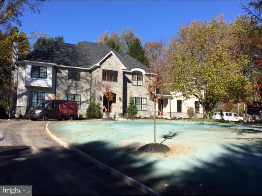 Town and Country Living in the heart of the Main Line! Brand new construction with Fall 2016 Delivery date. Custom stone 2 story colonial on 1.5 acres, designed by James Bradberry Architects of Bryn Mawr, and built by Rockwell Custom Builders. 10 foot ceilings 1st floor, 9 foot ceilings second floor, 5 bedrooms, 4.2 bath, grand entry foyer, chefs kitchen with 43" La Cornue Range, 2 Subzero refridgerators. Butlers pantry, expanded mudroom with cubbies, 3 car garage, with optional additional 2 car detached garage. Home is built and can be shown by appointment. Call agent Karen Strid for additional information. FULL SET OF PLANS ATTACHED IN DOCUMENTS.