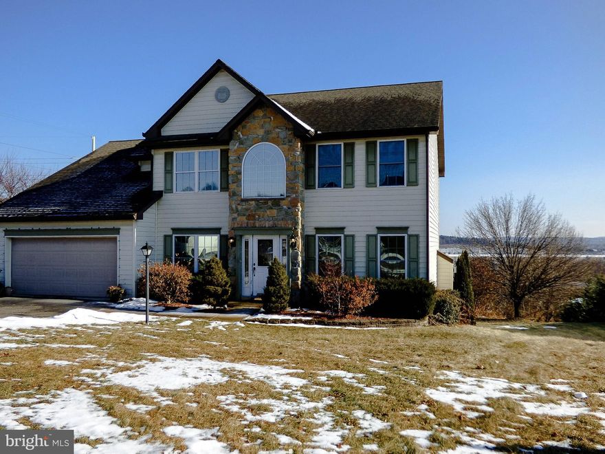 You ll love this large, spacious and bright 2005 colonial with a large rear deck with steps to grade, the dramatic 18  high ceiling tiled foyer, the separate DR and Sep LR and the very large EIK with a multi-level L shaped kitchen island!  Master bedroom has cathedral ceilings, mirrored closets and a large walk in closet and the master bath has a jacuzzi corner tub, a separate shower, tiled floors, 2 cultured marble vanity sinks and very large bedrooms.  But the best is saved for last.  The VIEW!!!!  It s amazing here!  See all of east York in one instant!  The night skyline from this property is amazing!  Great home with little to do with a view that just won t quit! THIS IS AN APPROVED  SHORT SALE