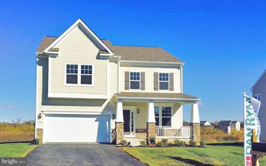 Dan Ryan Builders at Springdale Farm Estates Cumberland II plan. IMMEDIATE DELIVERY!! 4 bedroom, 21/2 bath,1st floor hardwood, owner's suite tray ceiling & ceramic tile bath featuring double vanity, separate shower & soaking tub, kitchen with granite, stainless appliances, electric fireplace, study, convenient drop zone from garage, 2x6 walls! Ask about closing costs with use of preferred lender.